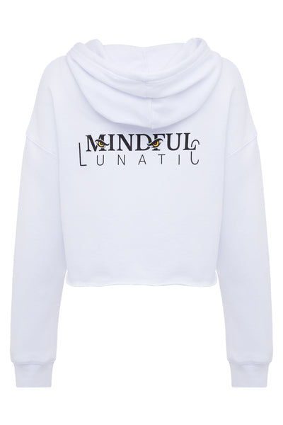 Mindful Lunatic Crop Top White