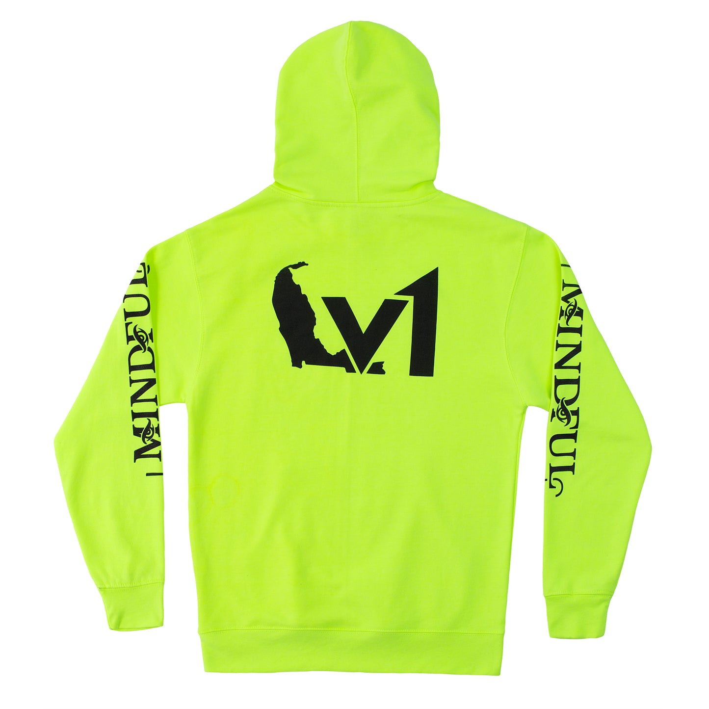 Mindful Lunatic Level 1 Hoodie Neon Green