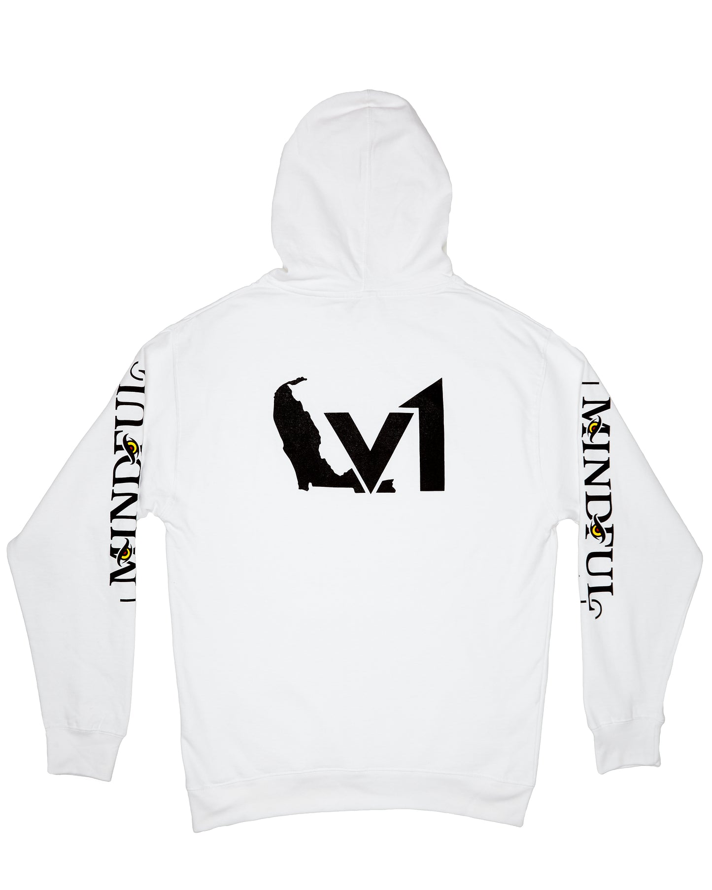 Mindful Lunatic Level 1 Hoodie White